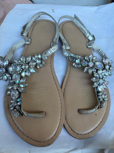 Asos boho anticke sandalky sandale zabjy slapky s, 38