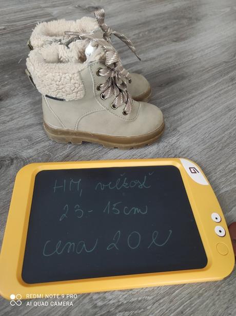 Topánočky hm 23 zimné ,oteplene, h&m,23