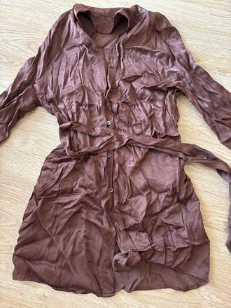 Mini saténové šaty, bershka,xs