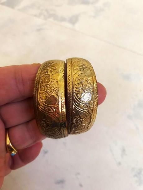 Tepané náušnice kruhy,