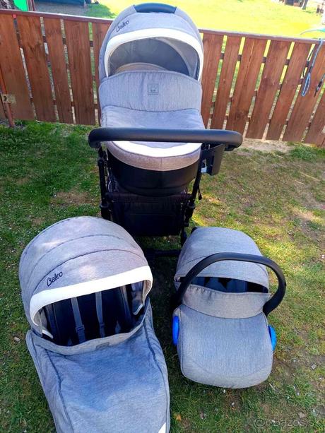 Kočík trojkombinacia camarelo, camarelo,camarelo baleo