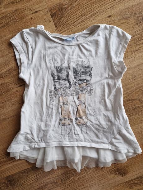 Štýlové tricko s tylom, mayoral,128