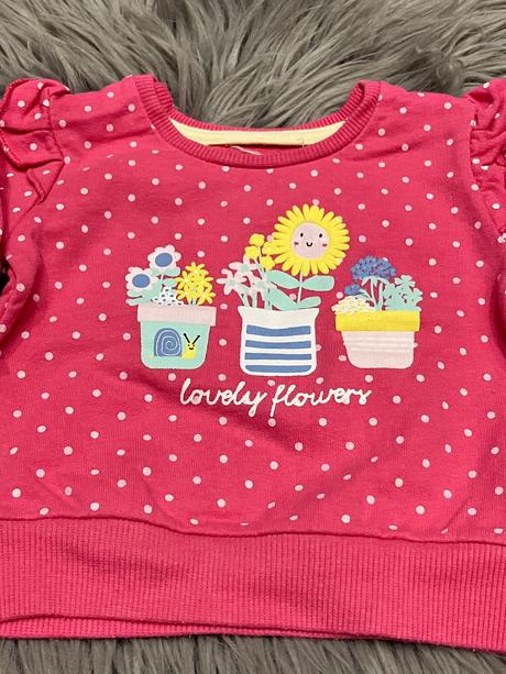 Dievčenská bodkovaná mikina s potlačou, ergee,50