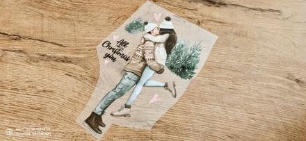 Nažehľovacia nálepka -all i want for christmas is, 