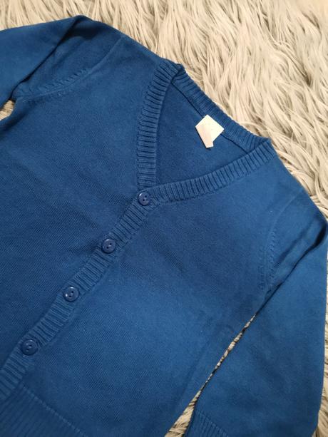 Modrý h&m svetrík, h&m,86