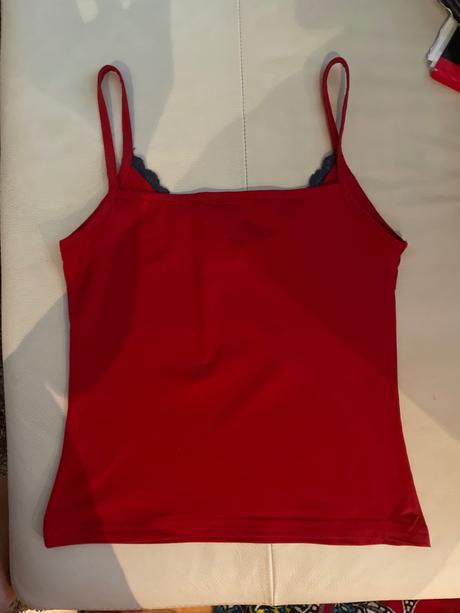 Top na ramienka s cipkou, kenvelo,s