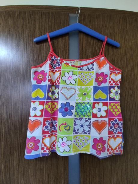 Farebne letne tielko, velkost l, stav ako na fotke, l