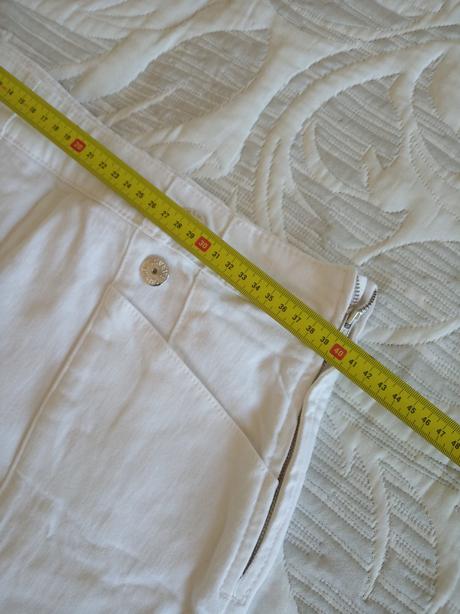 Biela riflová sukňa, orsay,38