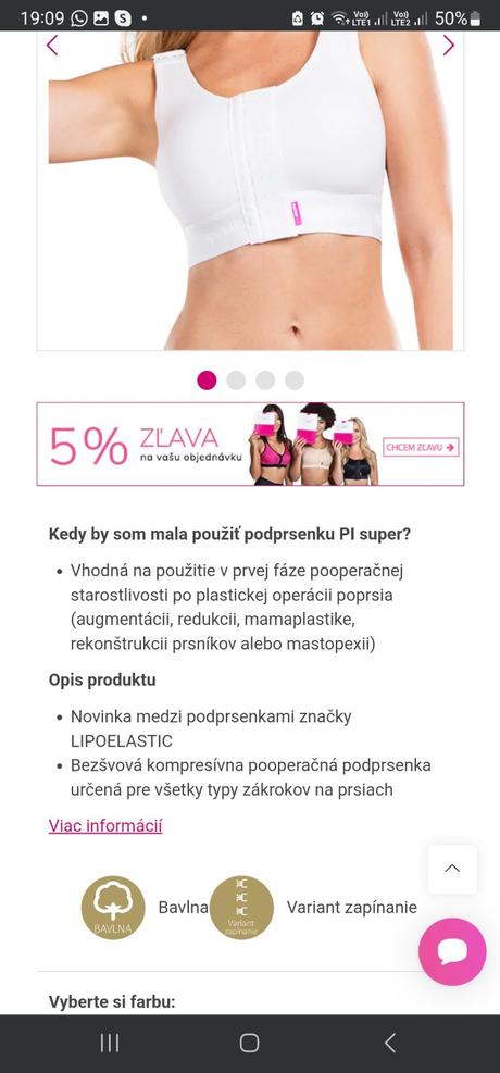 Kompresivna podprsenka po operacii prsnikov m, intimissimi,m