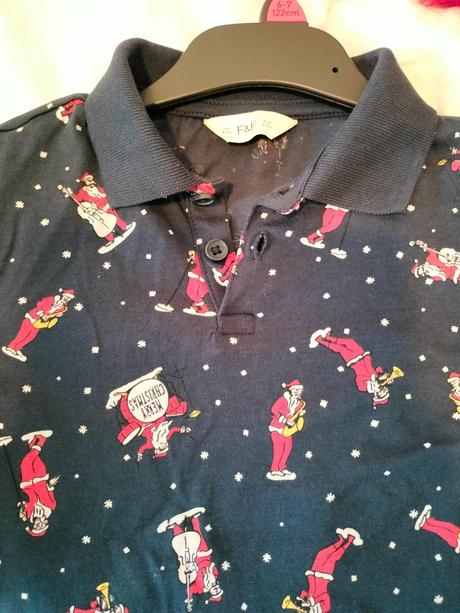 Vianočná polokošeľa s krátkym rukávom, f&f,104
