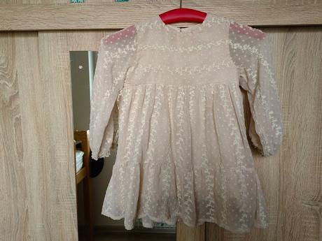 Nádherné šaty zara 3 ks šiat, zara,110