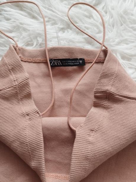 Zara pudrovo ružové saty, zara,s