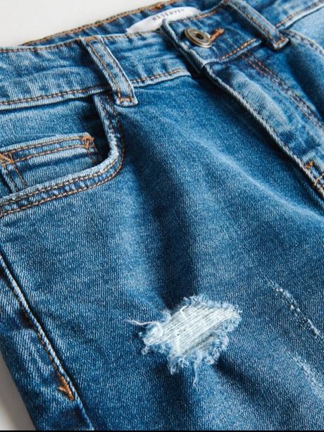 Frajerske denim elasticke rifle s regulaciou top s, reserved,158