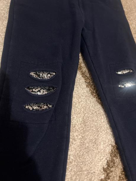 Zateplene leginy s flitrami 116, losan,116