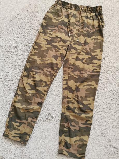 Nohavice maskáčové, s