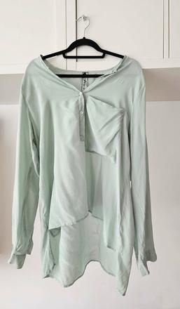 Luxusná hodvábna blúzka od austrálskej dizajnérske, xl