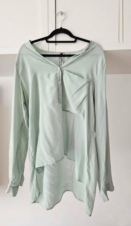 Luxusná hodvábna blúzka od austrálskej dizajnérske, xl