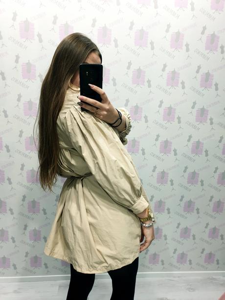 Zara balónový kabátik xs, zara,xs