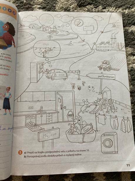 Vybrané slová v obrázkových príbehoch, 