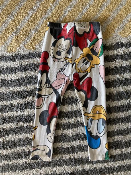 Rebrované legínky disney 98/104, disney,98