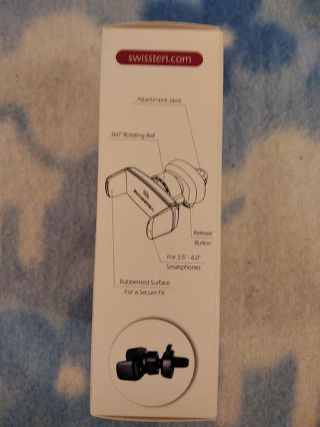 Držiak do ventilačnej mriežky swissten s-gripen, 