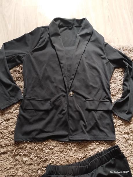 Nohavicový komplet z "teplakoviny", xxl