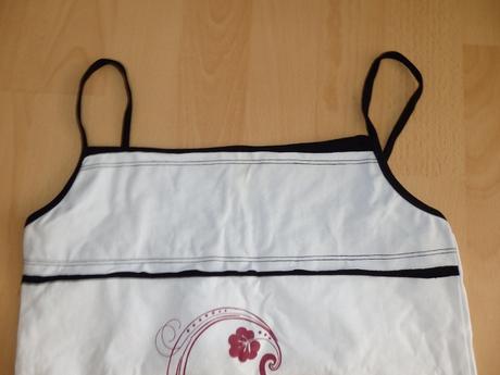 Cierno - biele tielko / tricko, 164