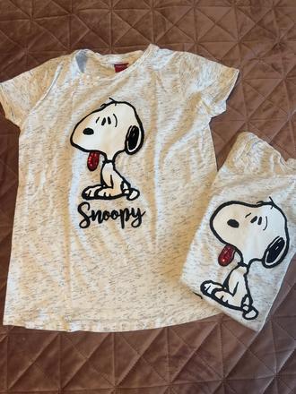 146 snoopy tričko pre dvojičky, 146