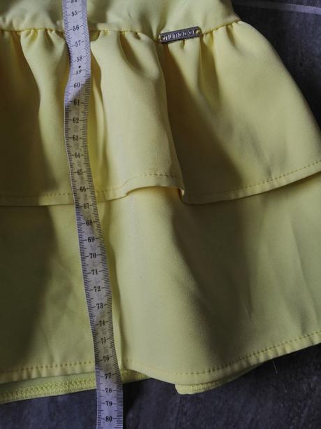 Jasnožlté šaty numoco, vs, s