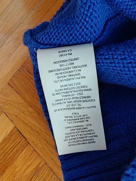 Ralph lauren bear originál ikonický sveter, ralph lauren,116