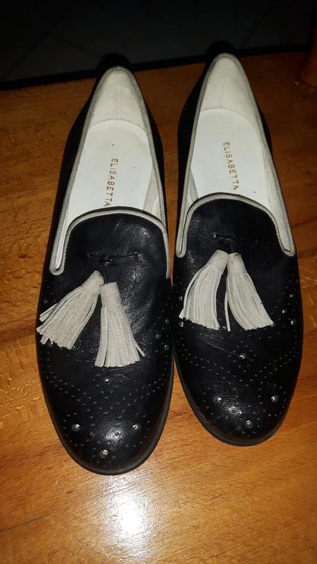 Kožené mokasíny elisabetta neri, 36