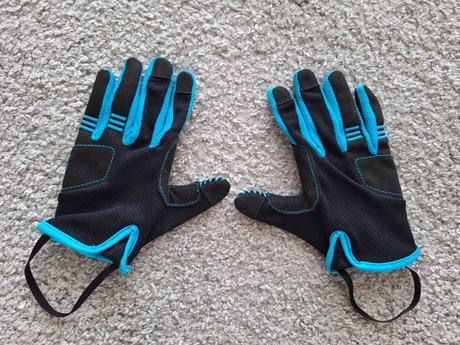 Detské cyklistické rukavice, vek 8-10 rokov, decathlon,152