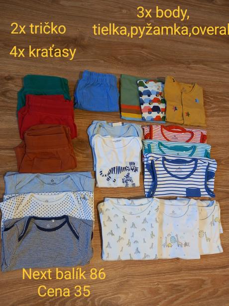 Balík next 86, 86–98