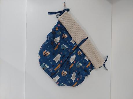 Nepadavá deka so zipsom na mieru podľa kočíka., 