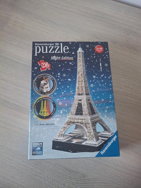 3d puzzle - eiffelova veža, 