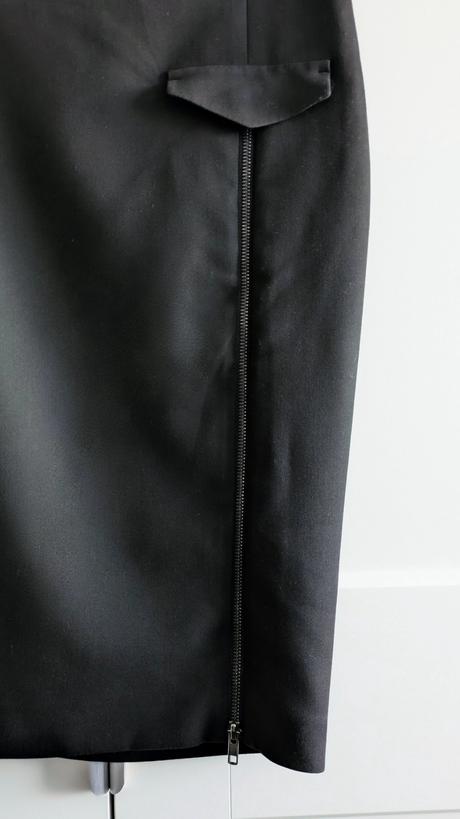 Čierna puzdrová sukňa so zipsovým detajlom mexx, mexx,m