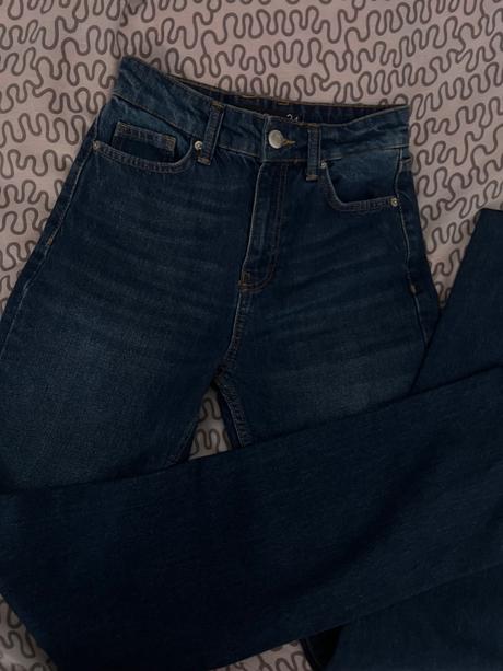 Široké modré džínsy, amisu,xs