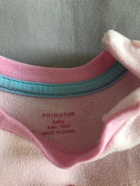 Teplucke dvojdielne pyzamko, primark,68