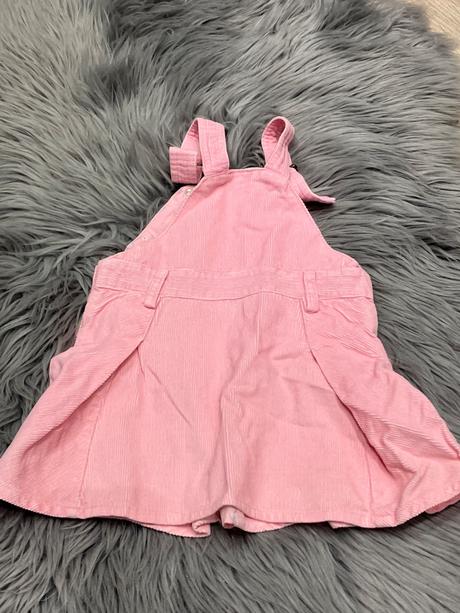 Dievčenské menčestrové šaty s trakmi (74), berti,74