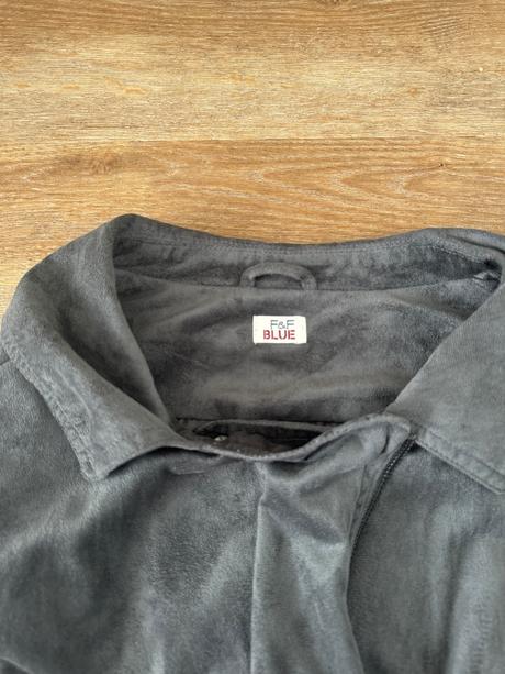 Sivý krivák / velúrová bundička, f&f,xl