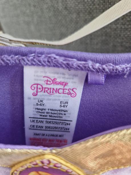 Kostym rapunzel na vlasku,