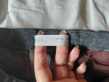 Teplé nohavice zn. zara veľ 152 šedé, zara,152