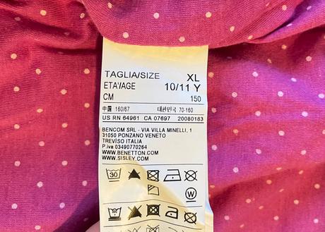 Dievčenská prechodná bunda, benetton,146