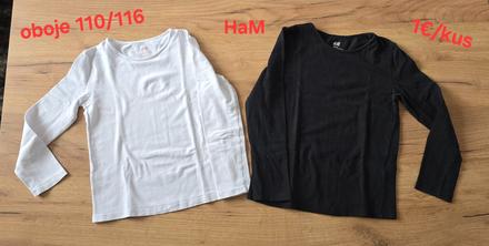 Tričká h&m 110/116, h&m,110