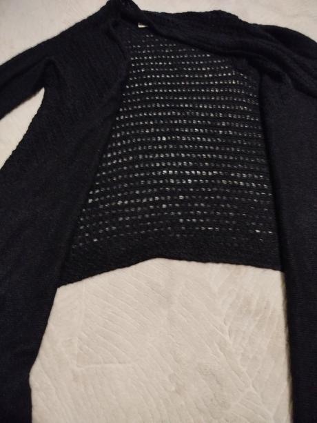 Čierny asymetrický kardigan new look, new look,s