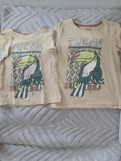 Trička pre súrodencov 104 a 122, 104