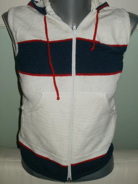 Froté letná mikinová vesta, s