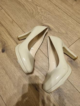 Krémové lodičky 36, 36