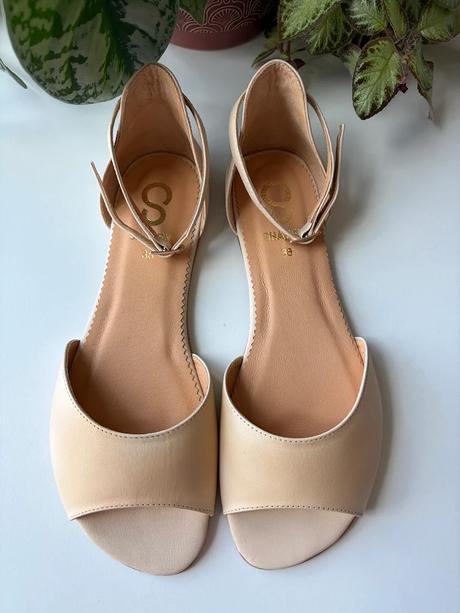 Shapen barefoot sandálky lily 3.0 natural, 38