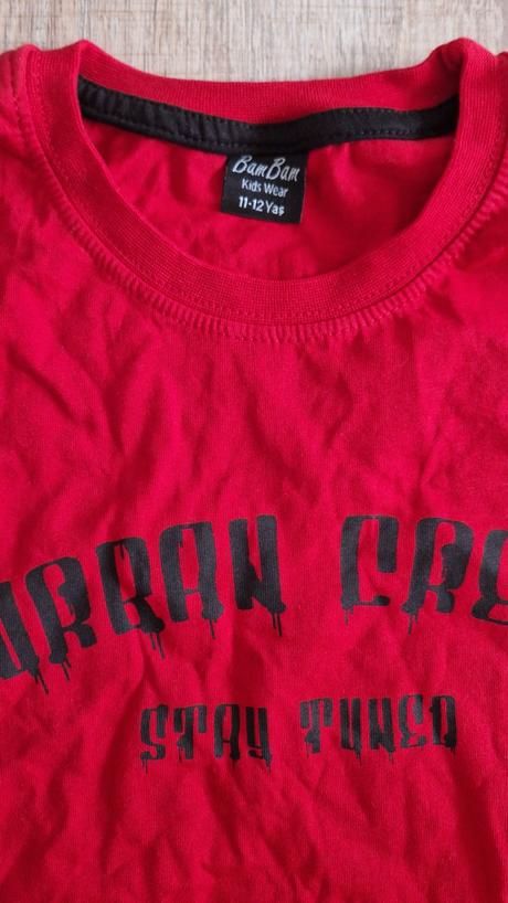 Červené tričko 11-12 rokov, 146